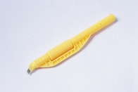 ปากกาสักด้วยมือแบบใช้แล้วทิ้งใน Professinal, Handpiece Microshading สีเหลืองและถอดออกได้